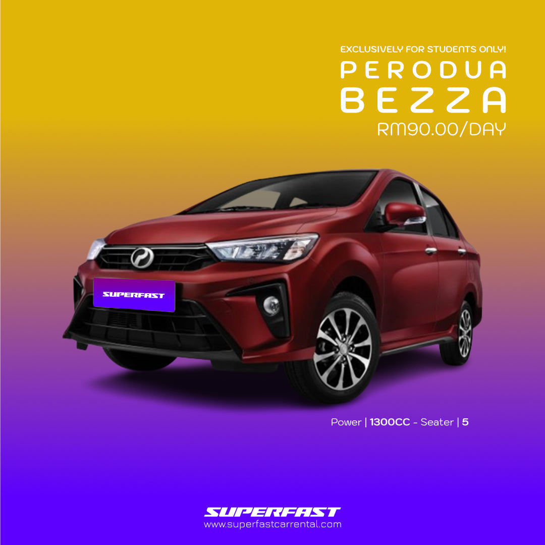 SUPERFAST Students: Special RM90/Day Economy Car Promo for Students Only!